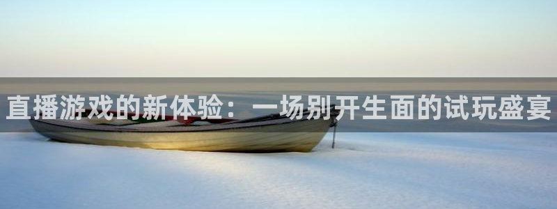 赢咖娱乐平台注册开户：直播游戏的新体验：一场别开生面的试玩盛